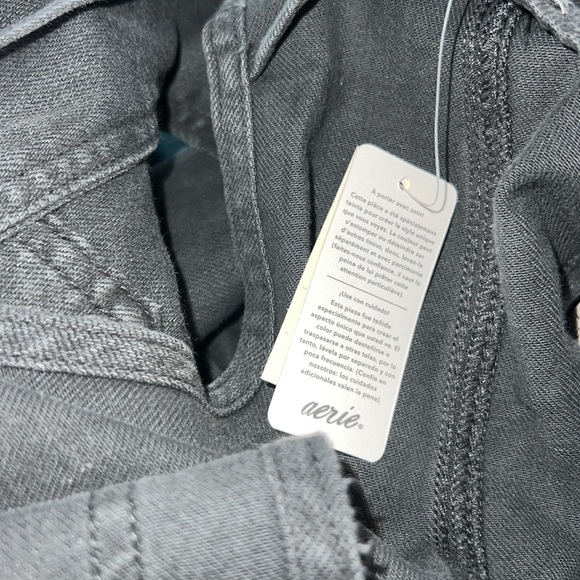 aerie week and play gray overalls - Picture 5 of 7